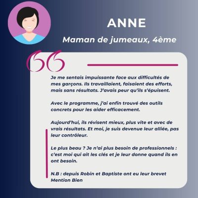 Témoignages KA- Anne