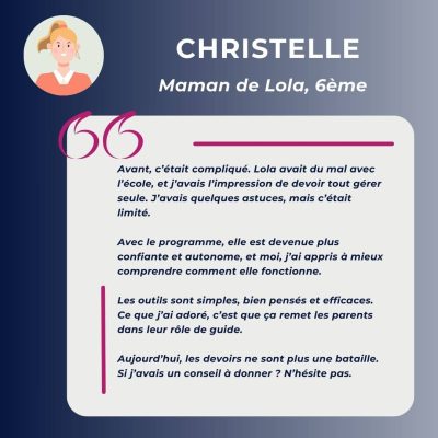 Témoignages KA - Christelle