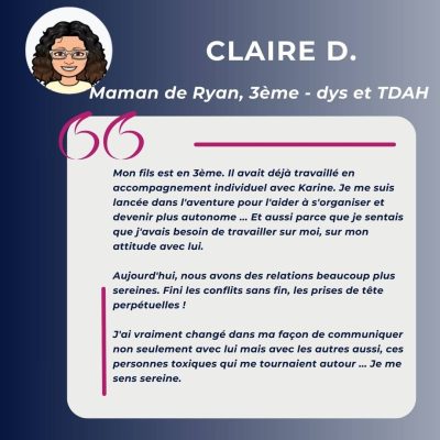 Témoignages KA - Claire D