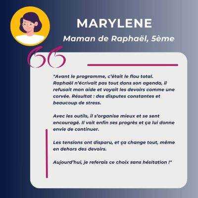 Témoignages KA - Marylène